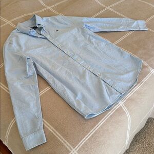 Vineyard Vines Large - age 16 Oxford blue button down long sleeve shirt